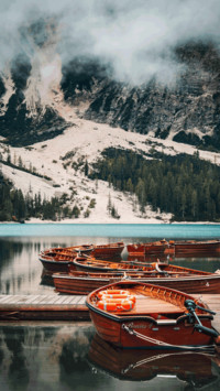A flat boat