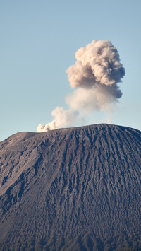 Sunset at Mount Semeru, East Java, Indonesia