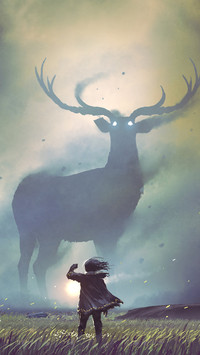Illustration of a deer