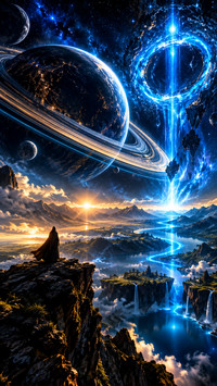 Alone on Cosmic Falls