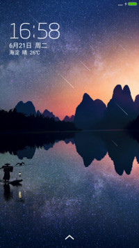 好评抽送红包，水中倒影