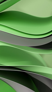Layered green and grey