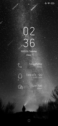 Starry black