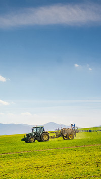 Beautiful view of the farmland