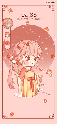 可爱古风少女
