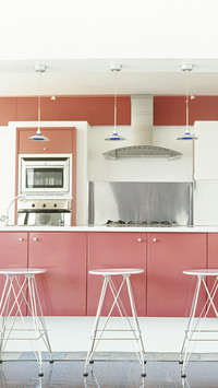Pink kitchen design 24