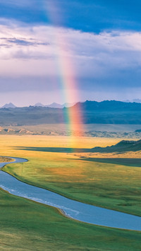 How rainbows are formed