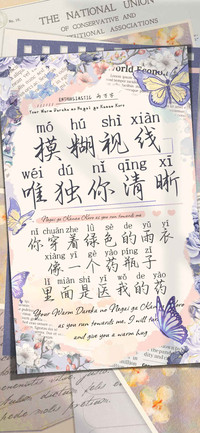 模糊视线唯独你清晰