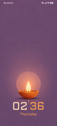 Purple Diya