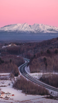 Changbai mountain under powder blending