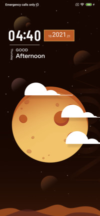 Cloud in the moon