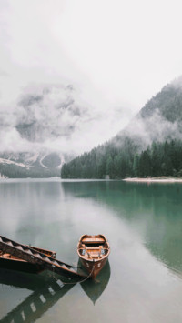 A flat boat