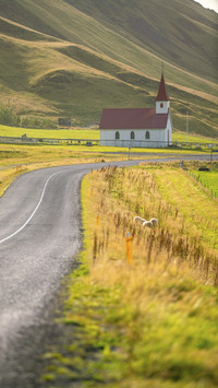 Road among Hills