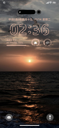 景深清新夕阳