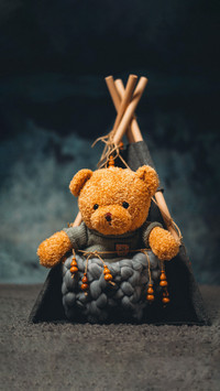 Teddy bear forever childhood toy