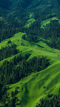 The scenery of tianshan mountains in xinjiang