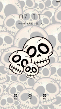 skull（好评返现+多功能锁屏+动态桌面）