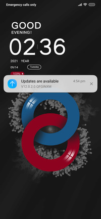 Red blue ring
