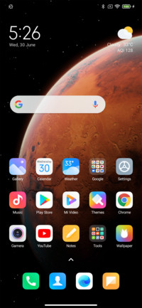 Screen Layout 5x7