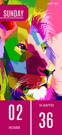 Lion Pop Art