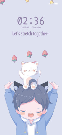 Stretching cutie