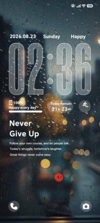 Through Rain