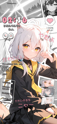 Comic Cute Girl