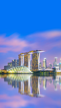 Singapore City Skyline in Singapore