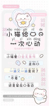 小猫给你的一次心动