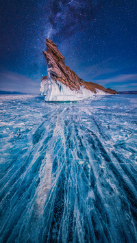 Polar starry sky