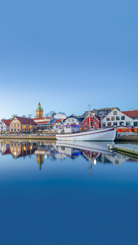 The center of Stavanger, a city in Norway