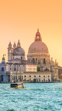 Grand Canal and Basilica Santa Maria della salute,Venice