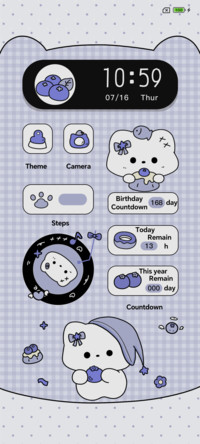 Blueberry Kitty