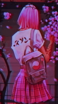 二次元动漫美少女-拍信图库