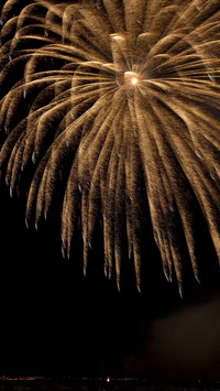 Fireworks towards the stars