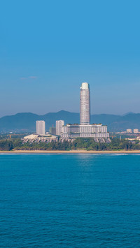 Pingti tourist city in sanya