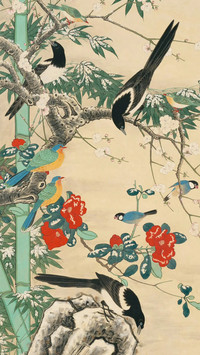 国风花鸟壁纸-锐景创意