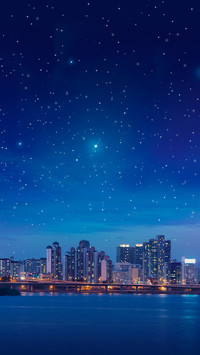 城市星空-【视觉中国】
