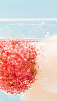A mouthful of sparkling water 2