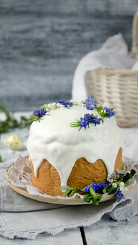 A Plate of Delicious Cream Cake