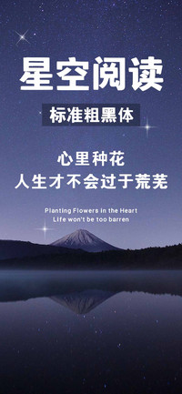 星空阅读标准粗黑体