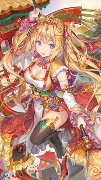 英姿勃发的少女