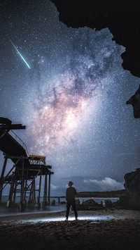 摄影师如何拍星空