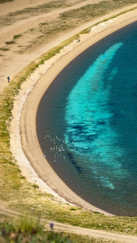 Shore of Namtso Lake