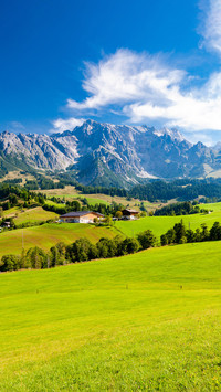 Austrian Alps nearby Arturhaus and Bischofshofen
