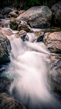The waterfalls in vermont