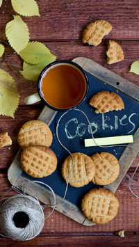 Filled with vanilla cookies