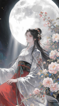 月照花容