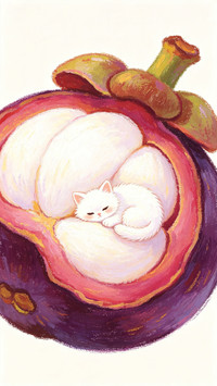 果盘里迷路的小猫
