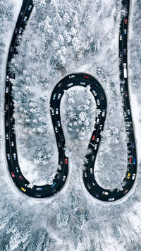 Shoot the road from above